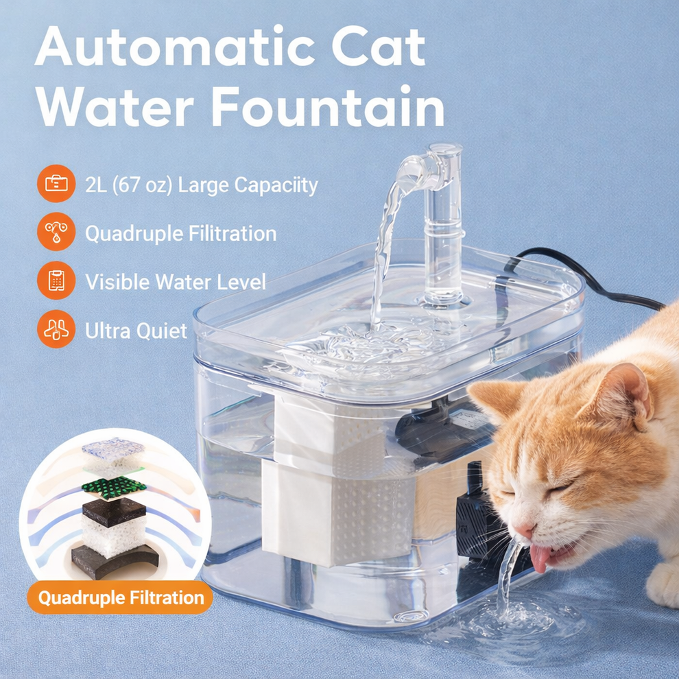 Pet water fountain